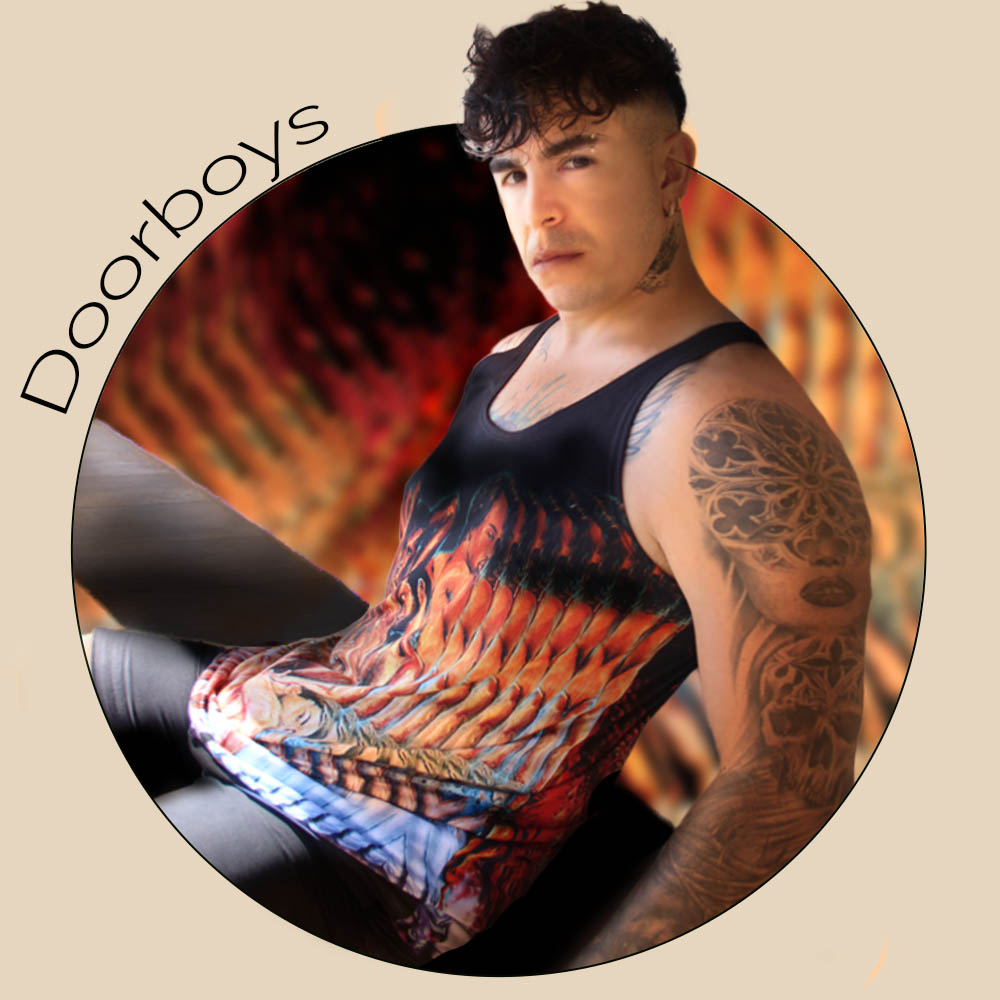 img all over printed men's tank top