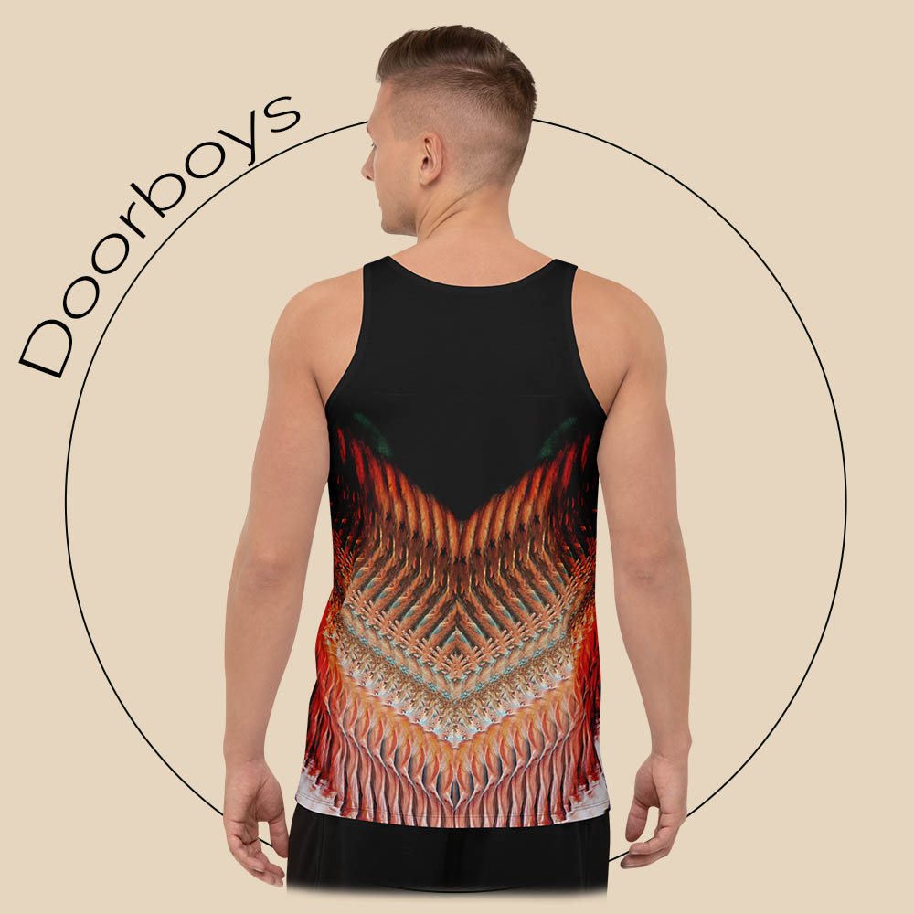 Men's Tank Top with Graphic all over Design