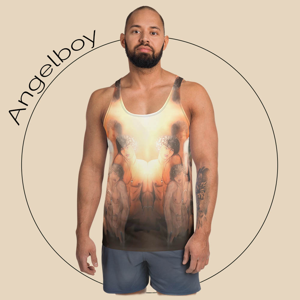 Queer Men's Tank Top all over Printed Art - Image 2