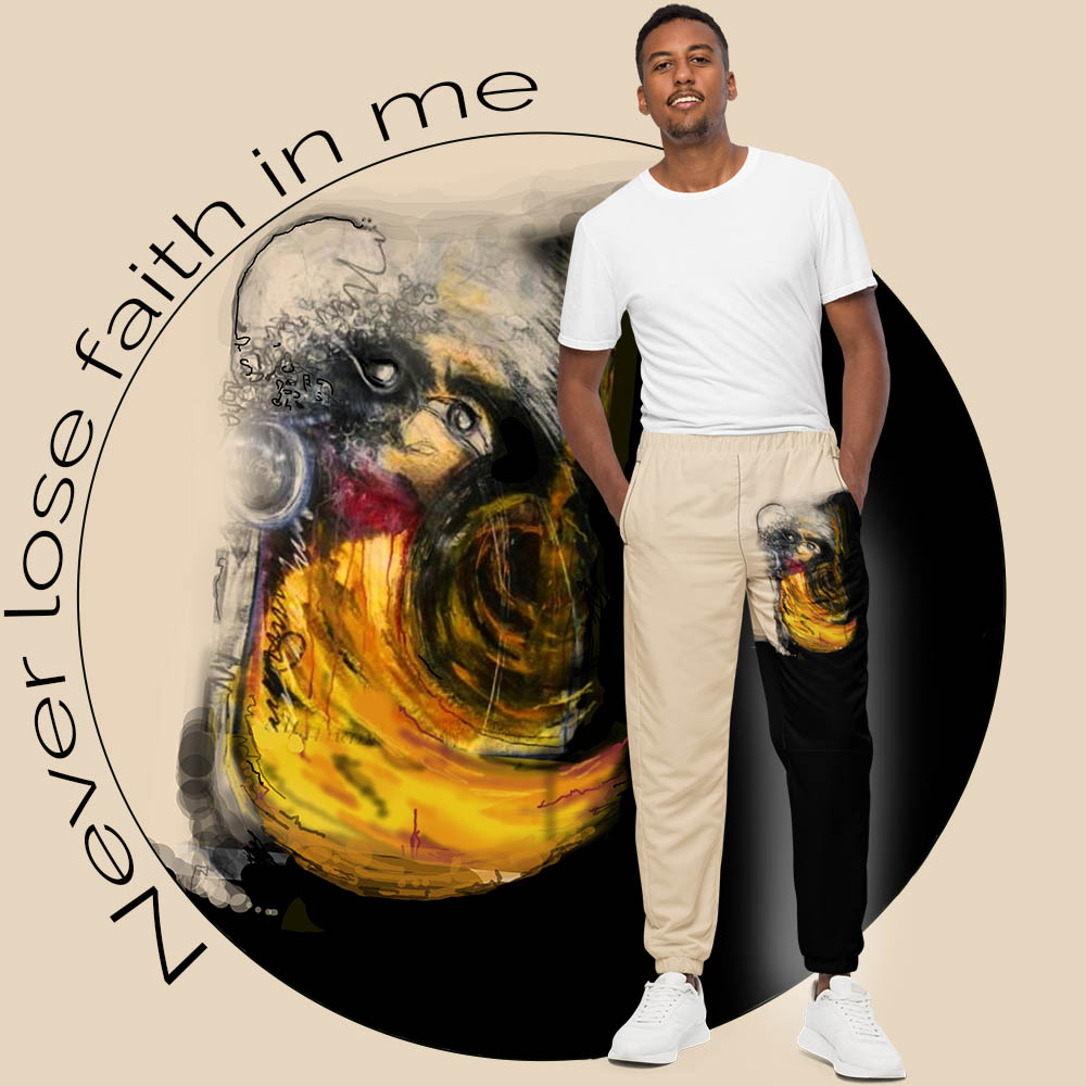 img Men's a-symetric printed Pants