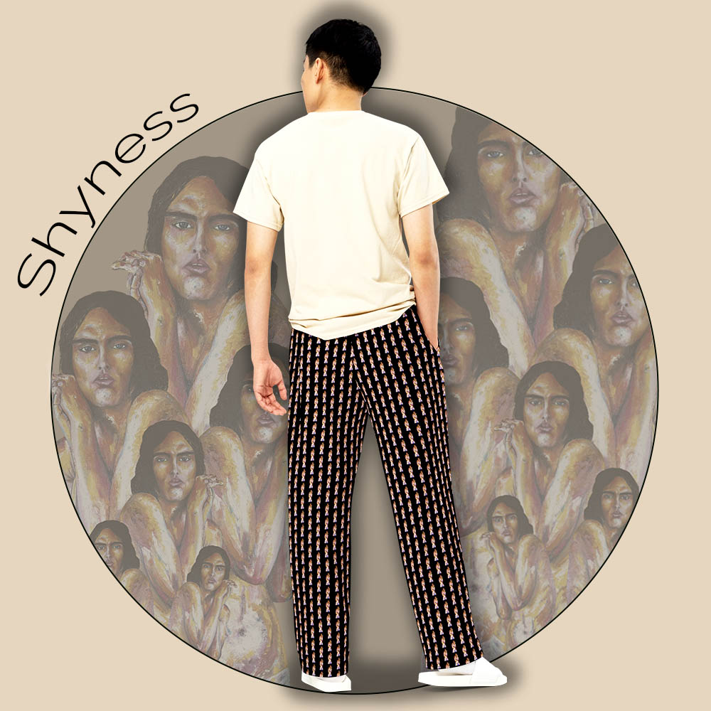 img back Men's Wide leg pants