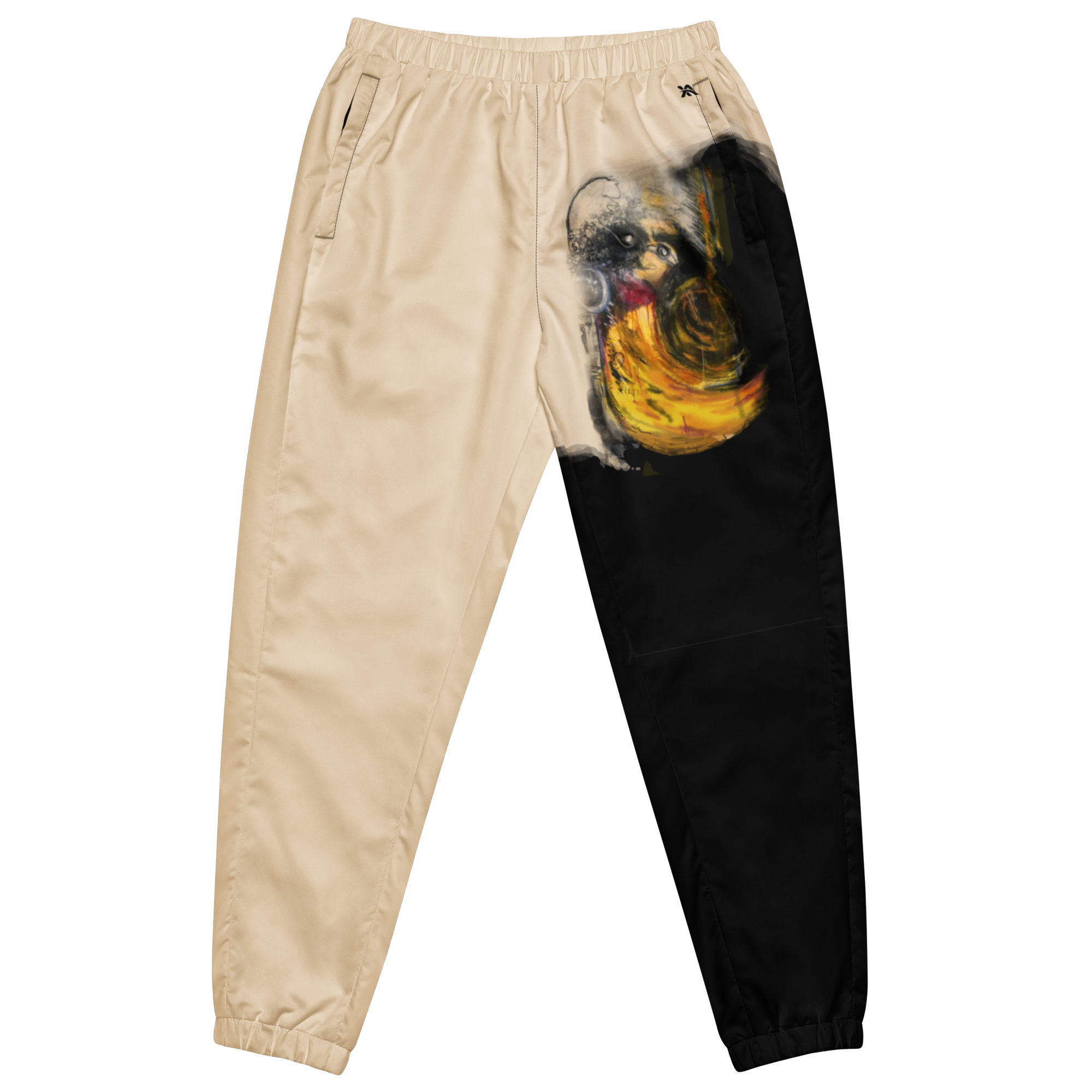 img track pants front flat