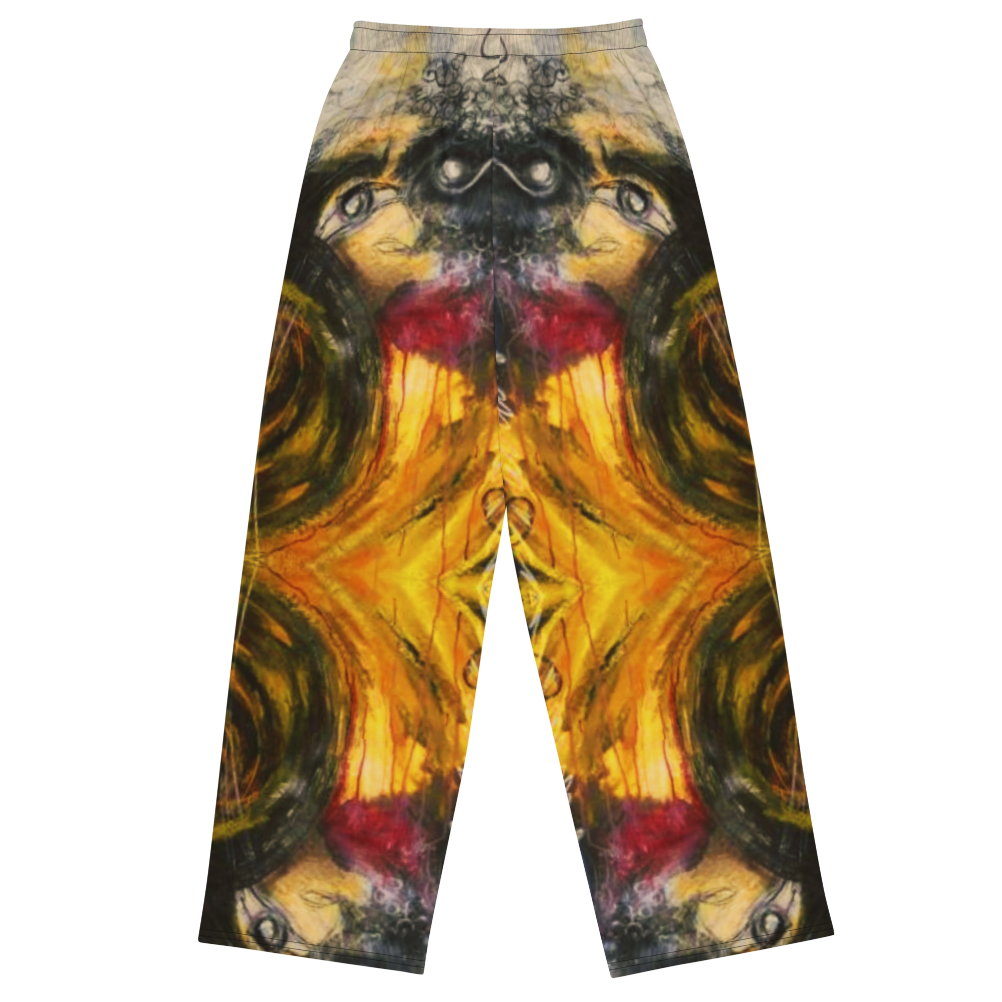 img wide leg pants back