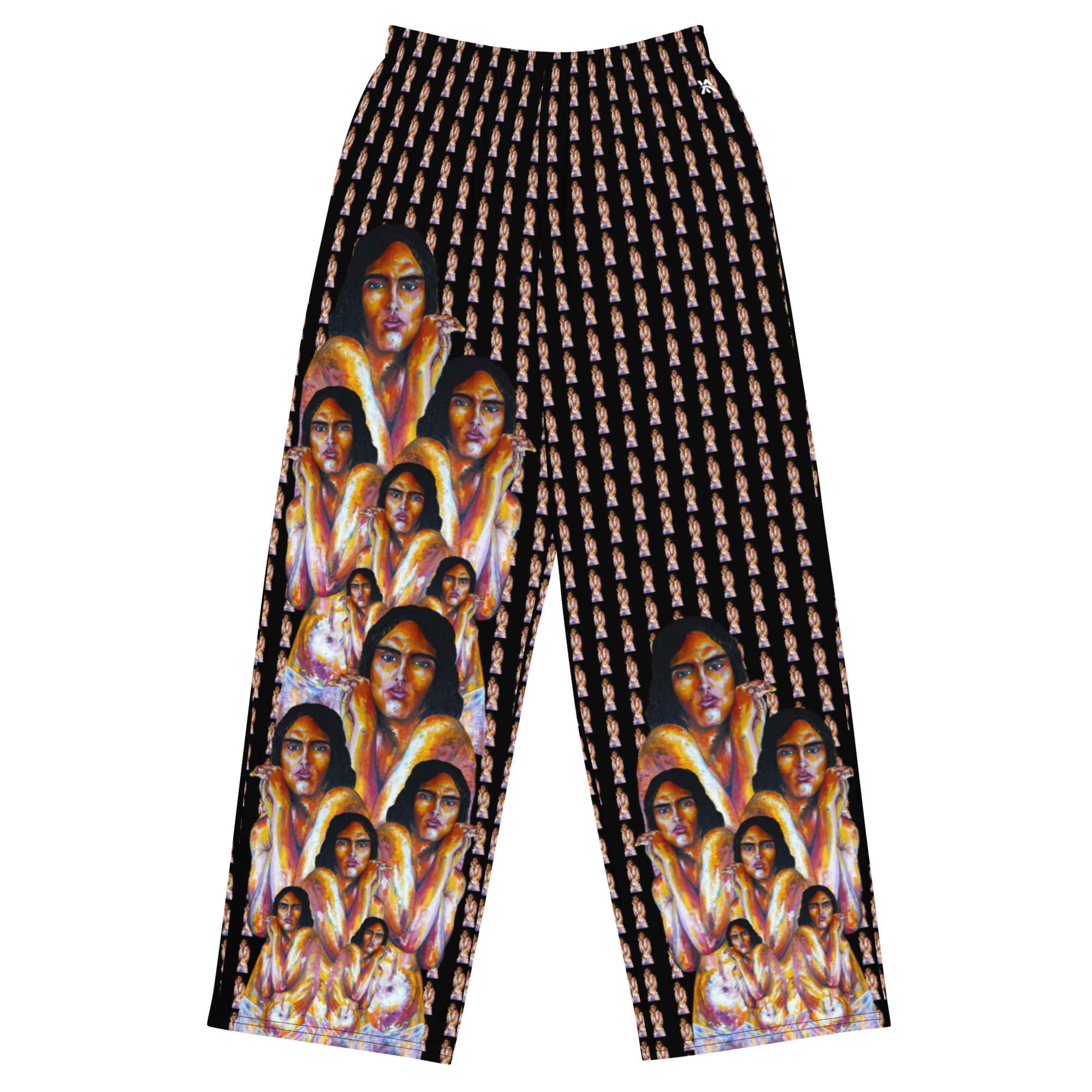 img wide leg yoga pants flat