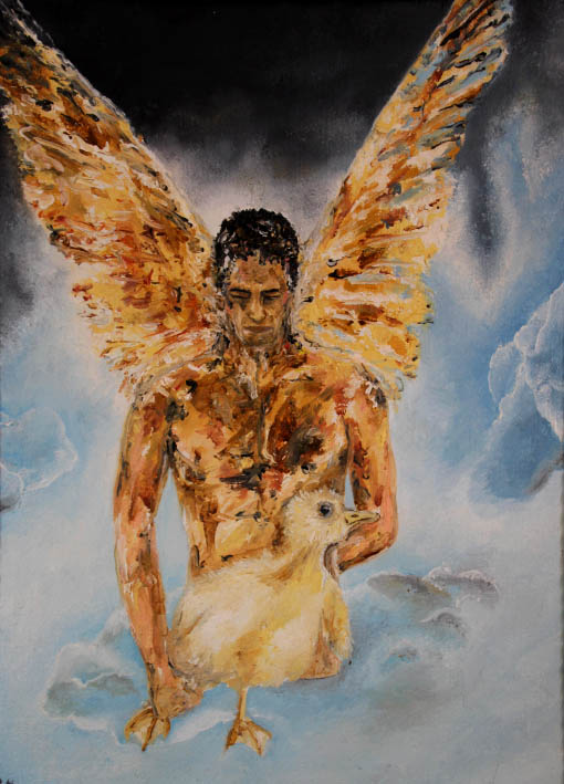 img oilpainting "Angelbaby"