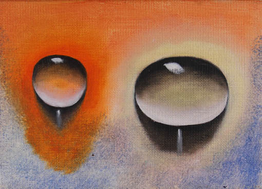 Oilpainting “Waterdrops”