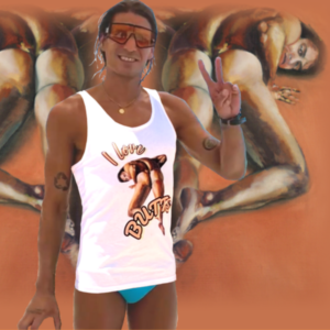 img first tank top from Oilpainting"What's up?"