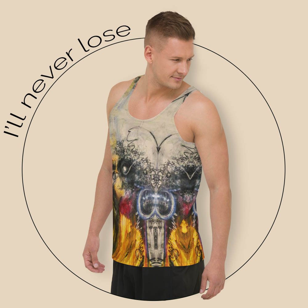 Image mens all over print tank top