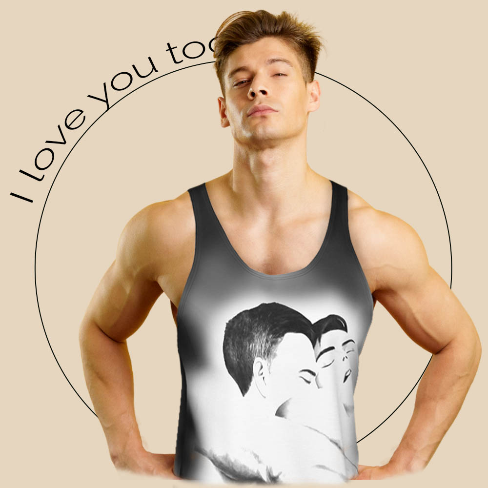 img Men's Tank Top "I love you too"