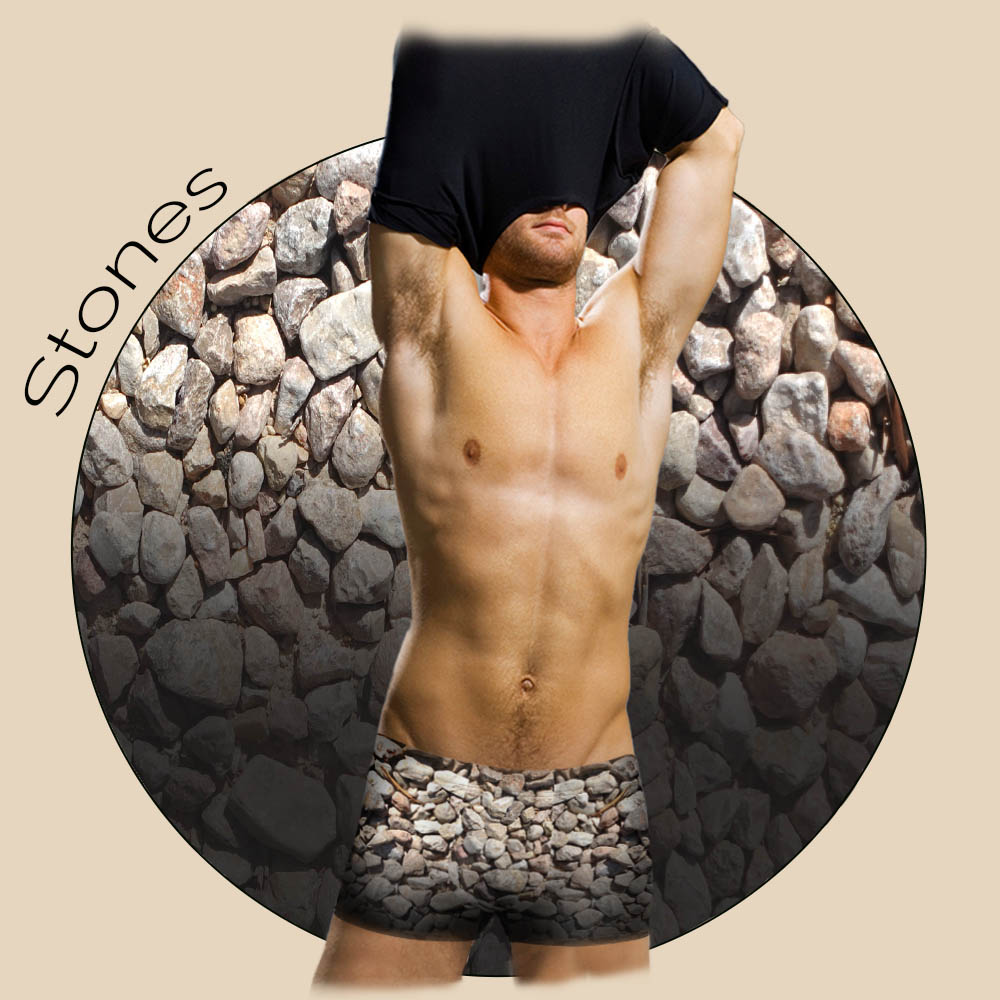 img Men's Boxer Briefs filled with "Stones"