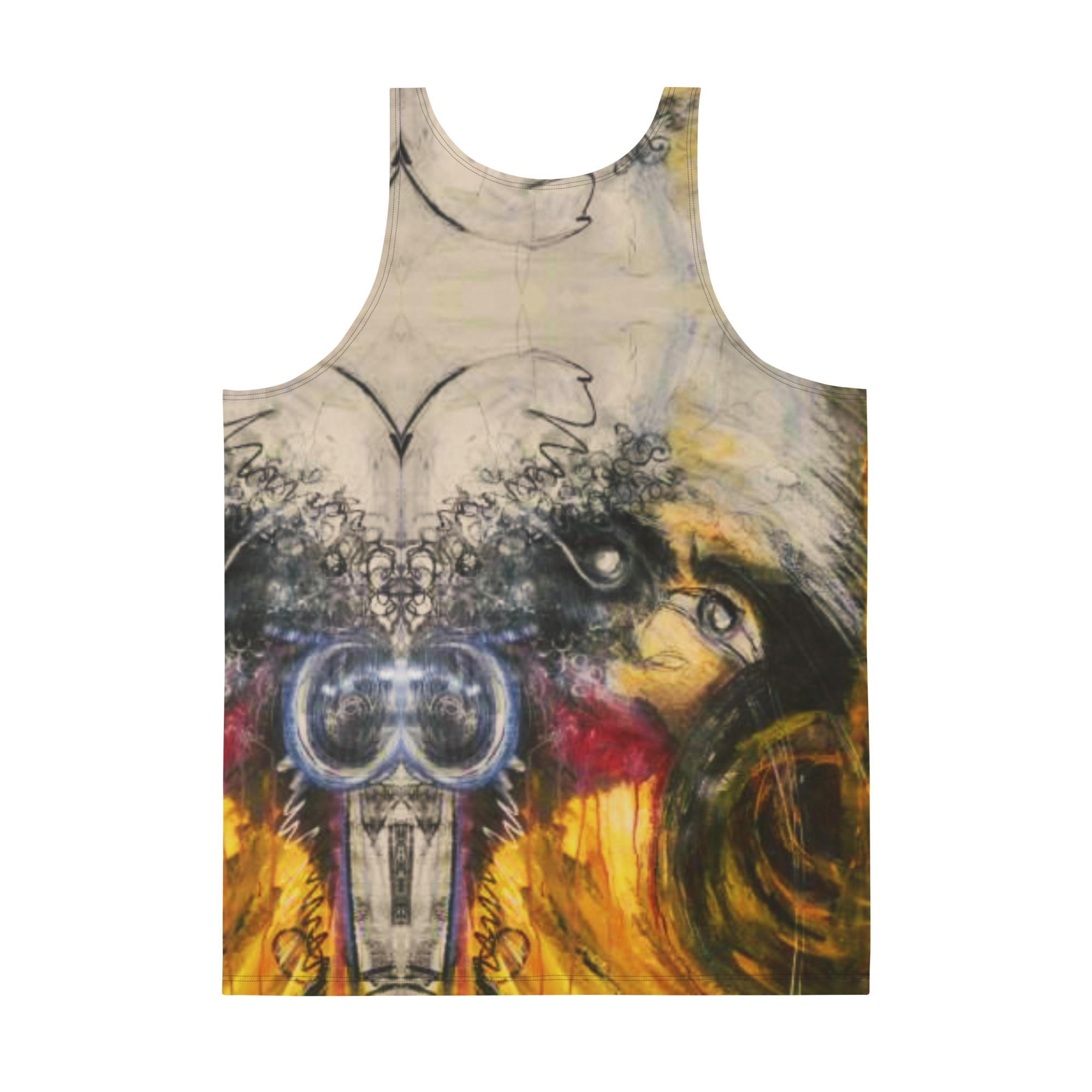 img Tank Top back flat