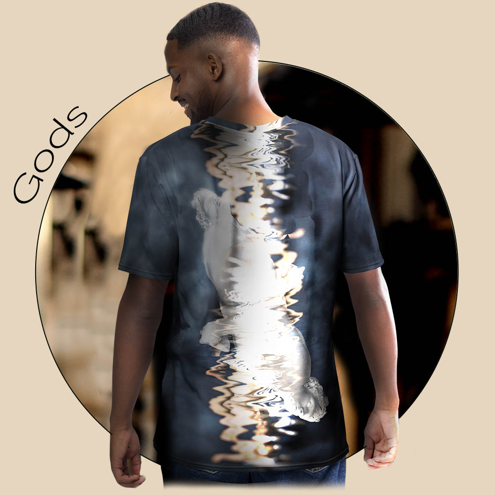 img men's T-shirt back