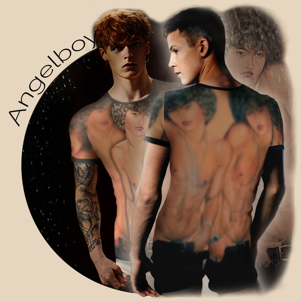 img back t-shirt Angelboy
