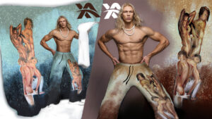 img wide leg joggers