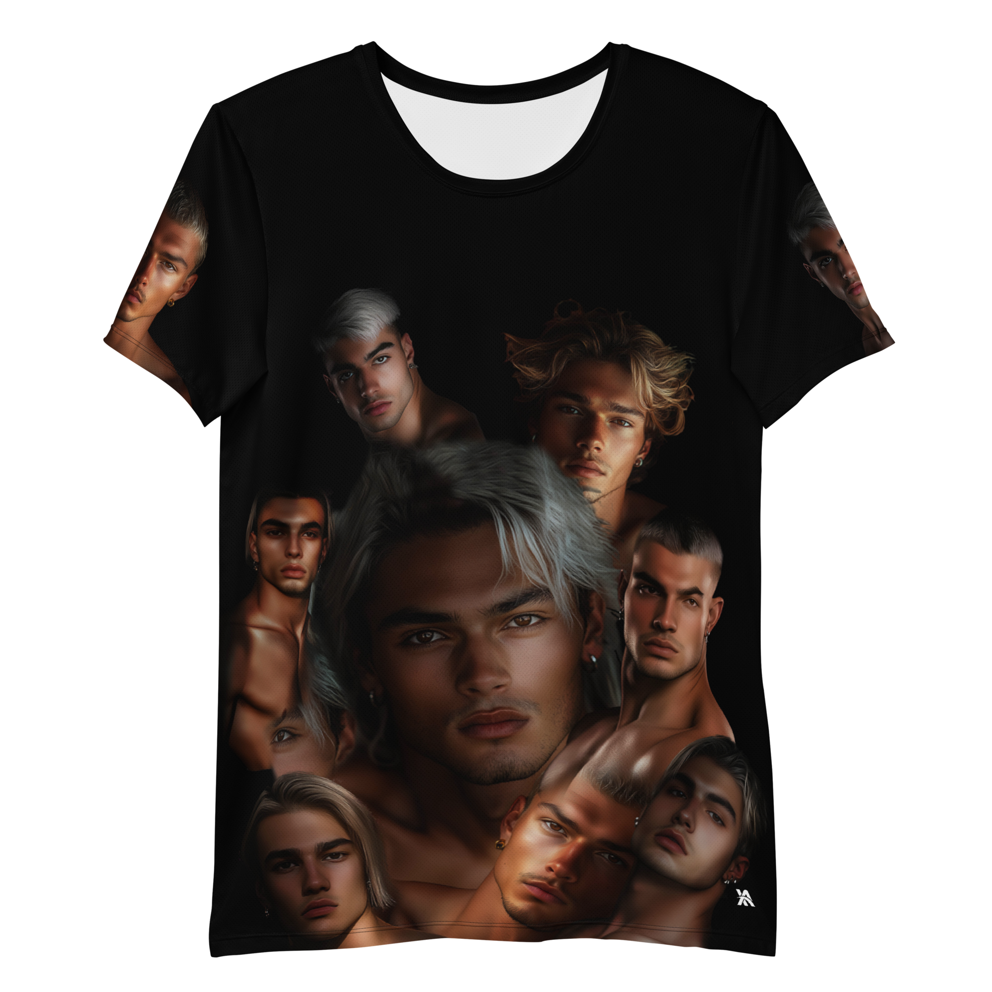 img T shirt Faces front flat