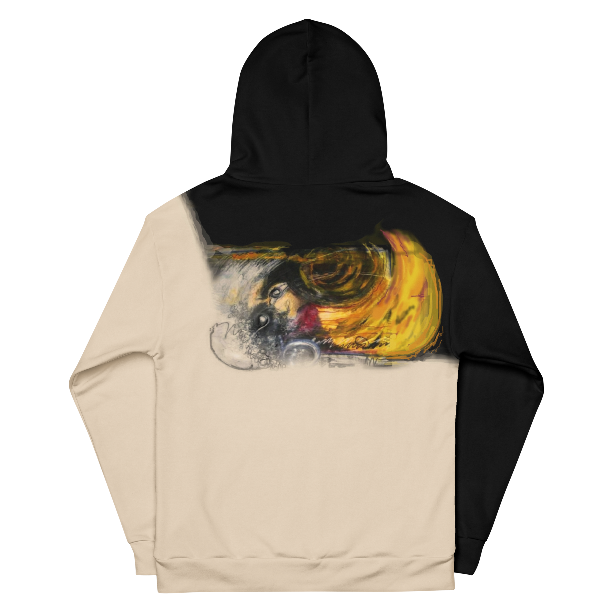 it hoodie backg flam