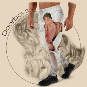 img men's a-symmetric joggers