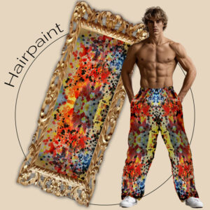 img wide leg pants and painting