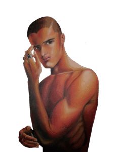 img painting "I donnt want to see"