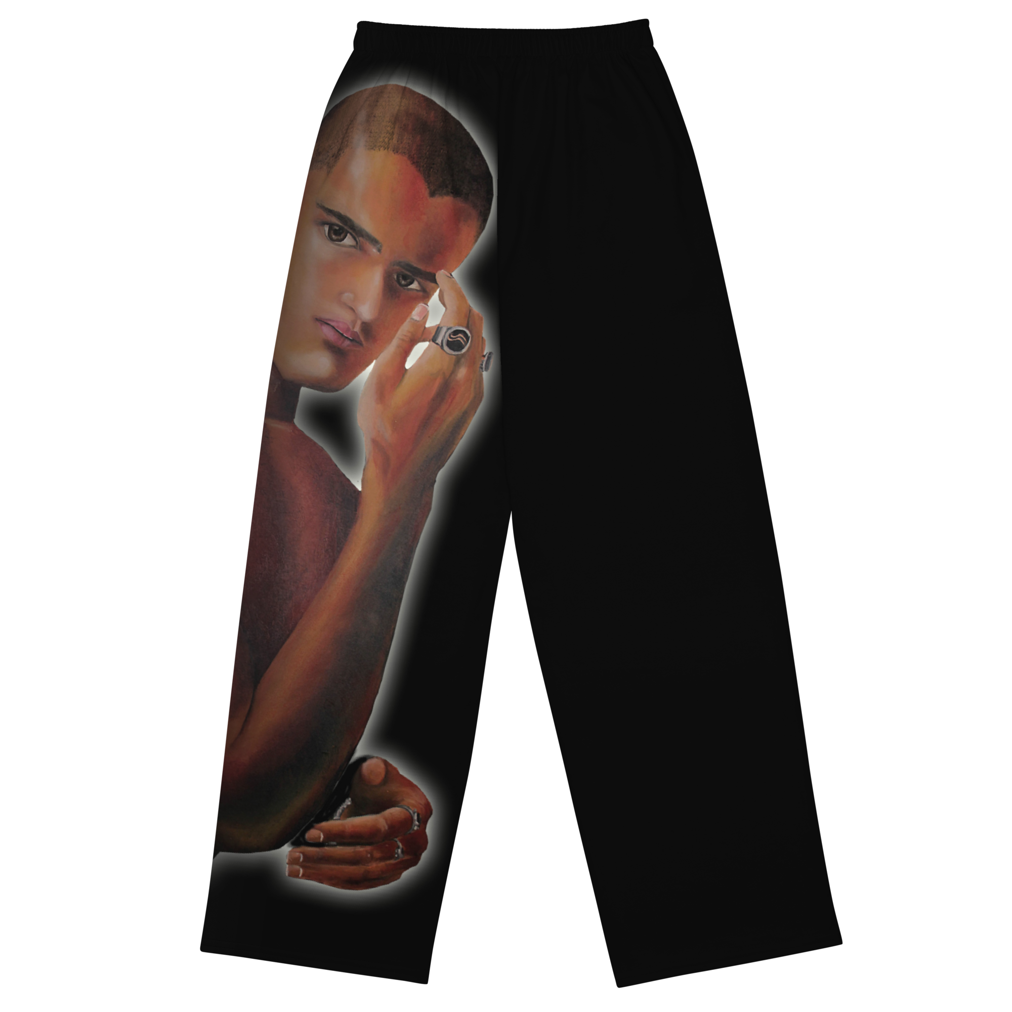 img wide leg pants back