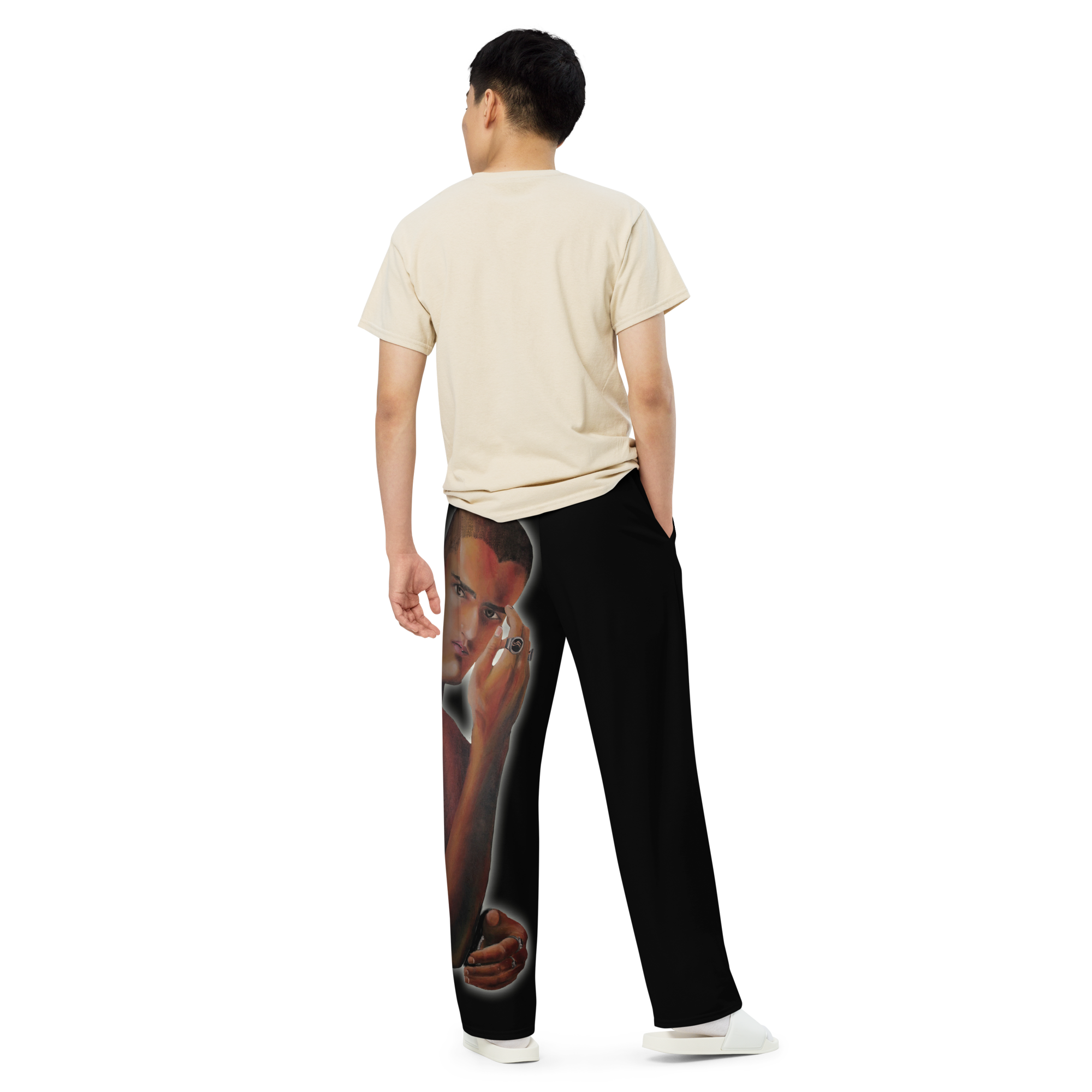 img wide leg pants back
