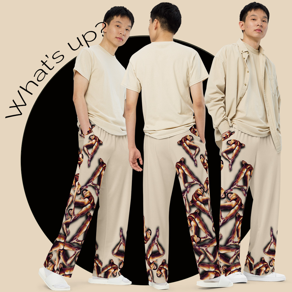 Men's wide leg pants