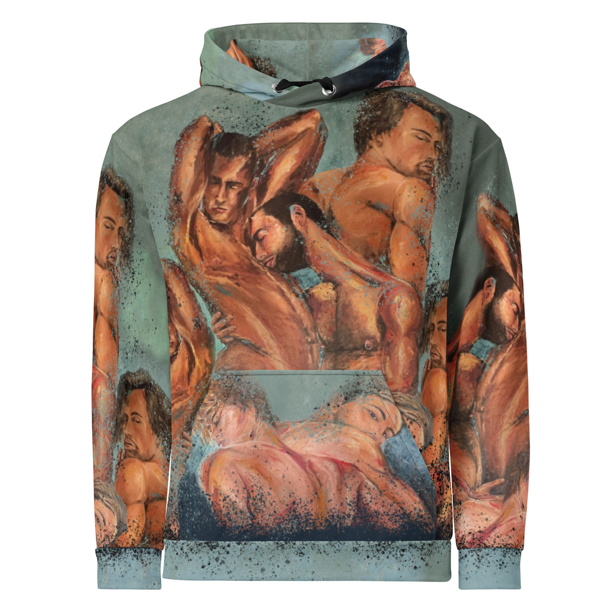 img flat hoodie front