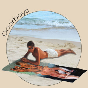 img beach with beachtowel