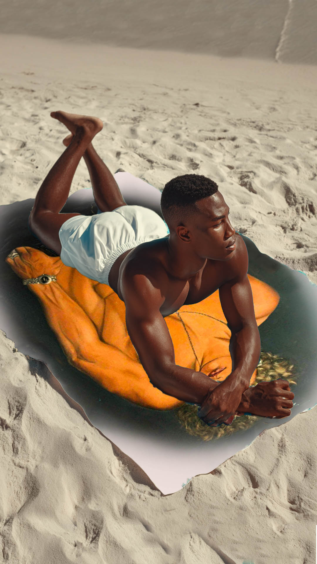 img towel with boy