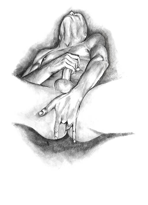 Drawing “I love me” by Paul Harmsen