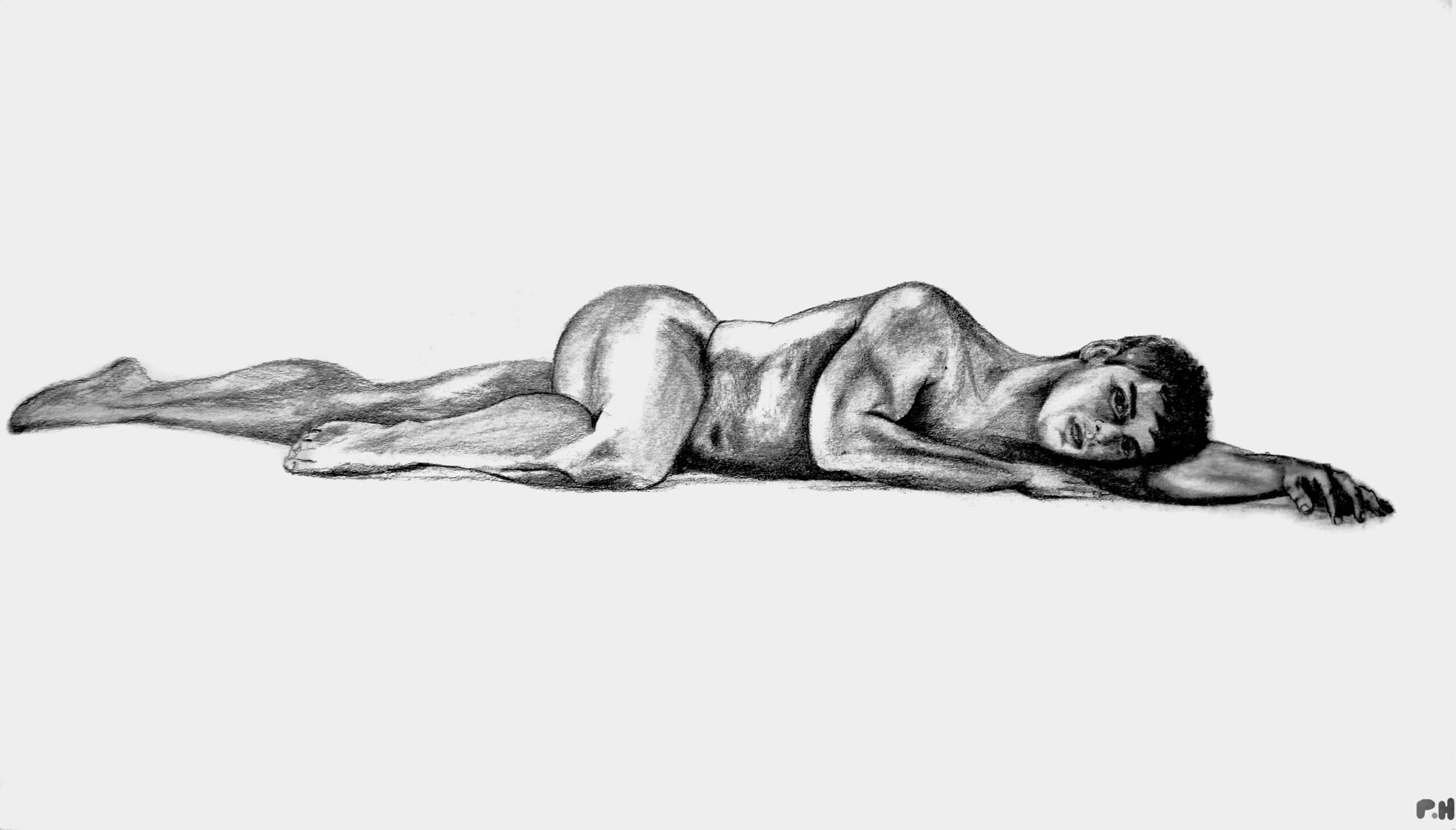 img pencil drawing "boy" try out