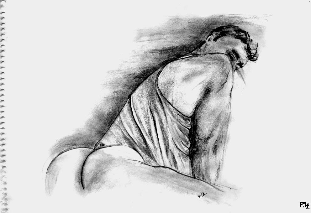 img Drawing "do not look back"