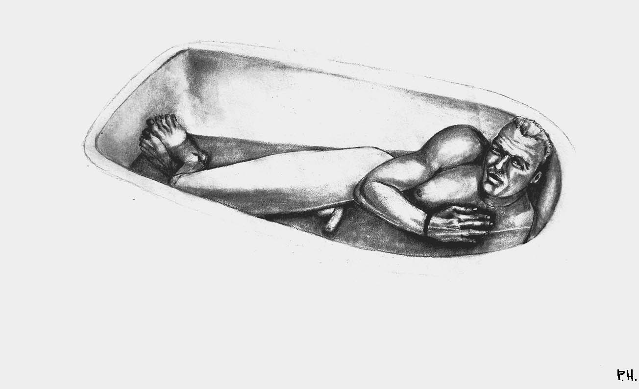 img Drawing "John in bath"