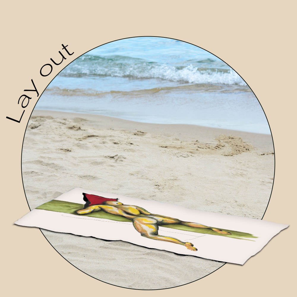 img towel on beach
