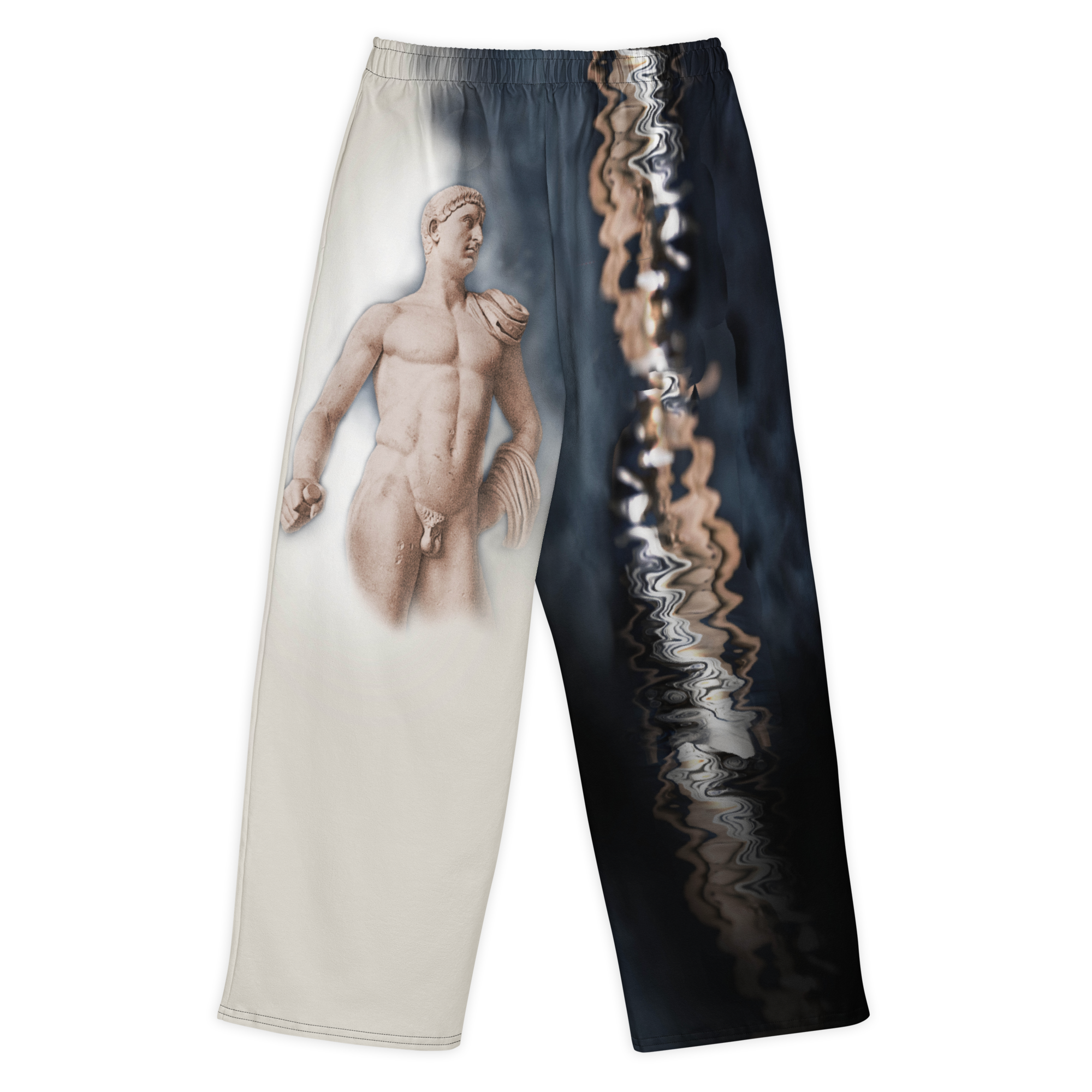 img back wide leg pants